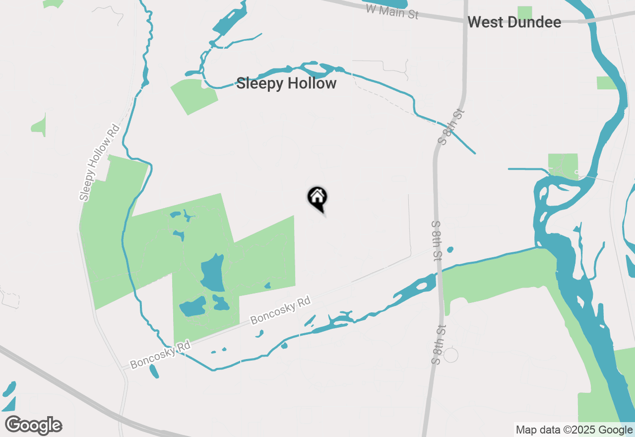 Map of 37 River Ridge Drive, Sleepy Hollow, IL 60118