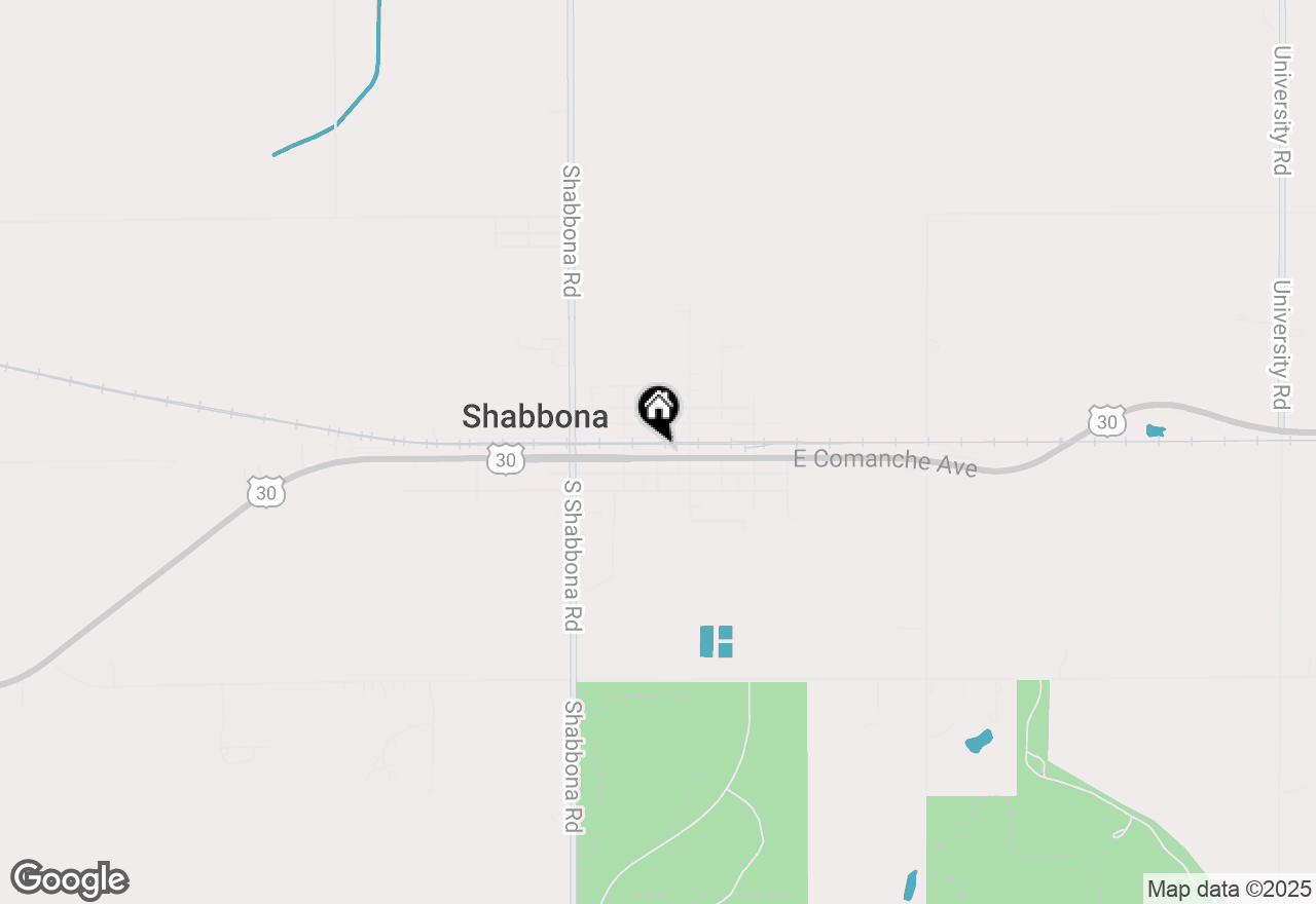 Map of 114 W Comanche Avenue, Shabbona, IL 60550