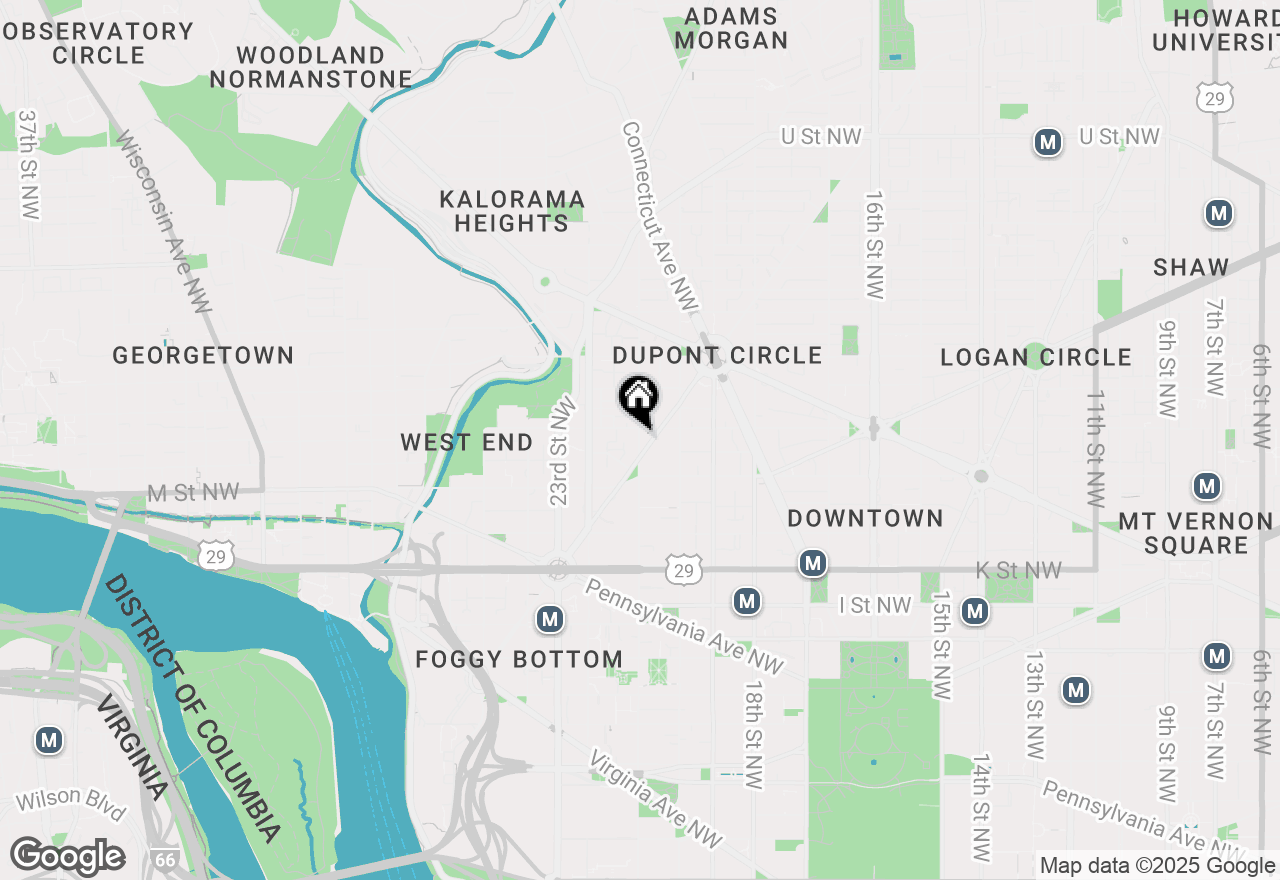 Map of 1280 21st Street Nw #109, Washington, DC 20036