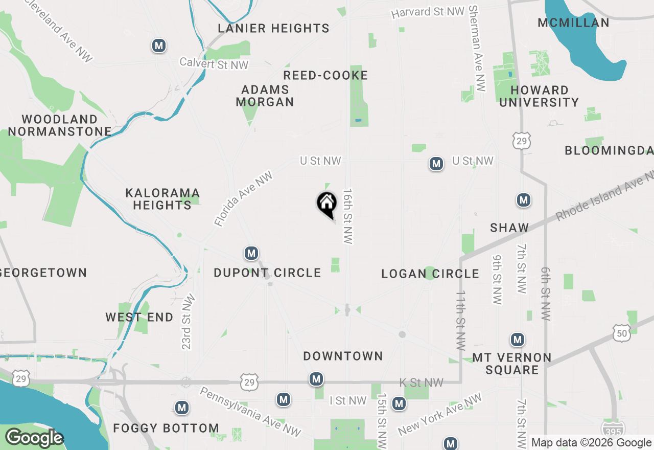 Map of 1641 R Street Nw #201, Washington, DC 20009