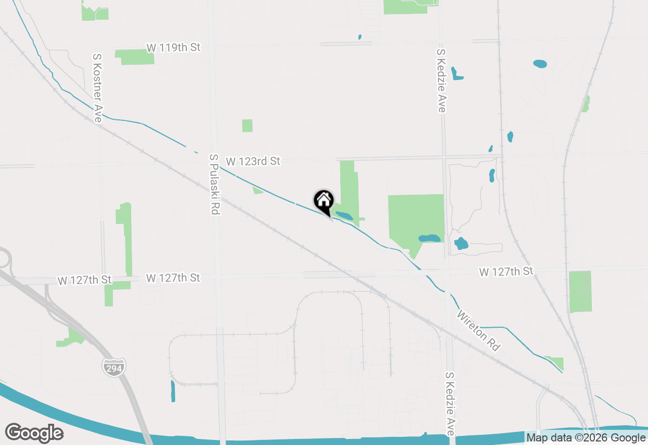 Map of 3610 W 125th Street, Alsip, IL 60803