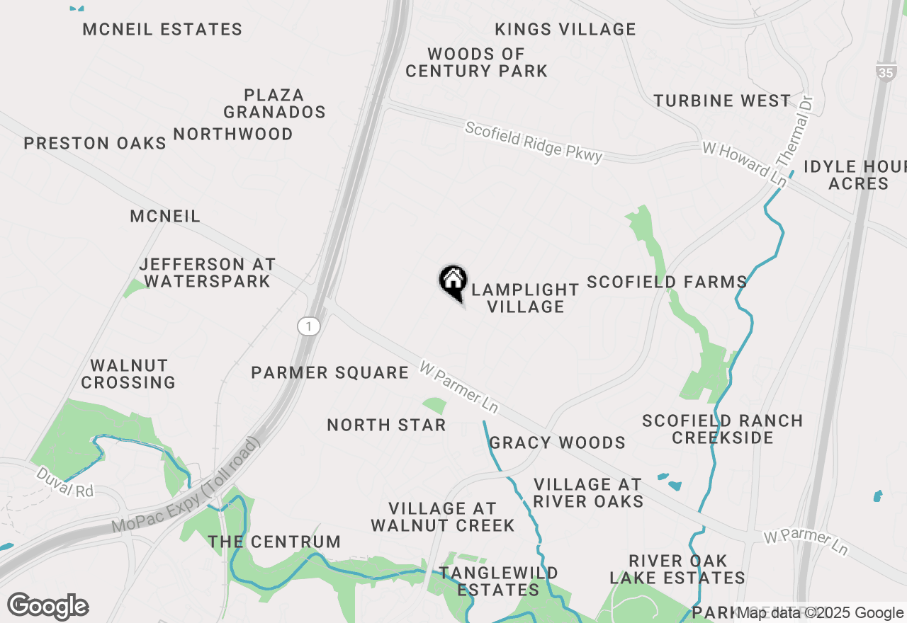 Map of 12607 Limerick Ave, Austin, TX 78727