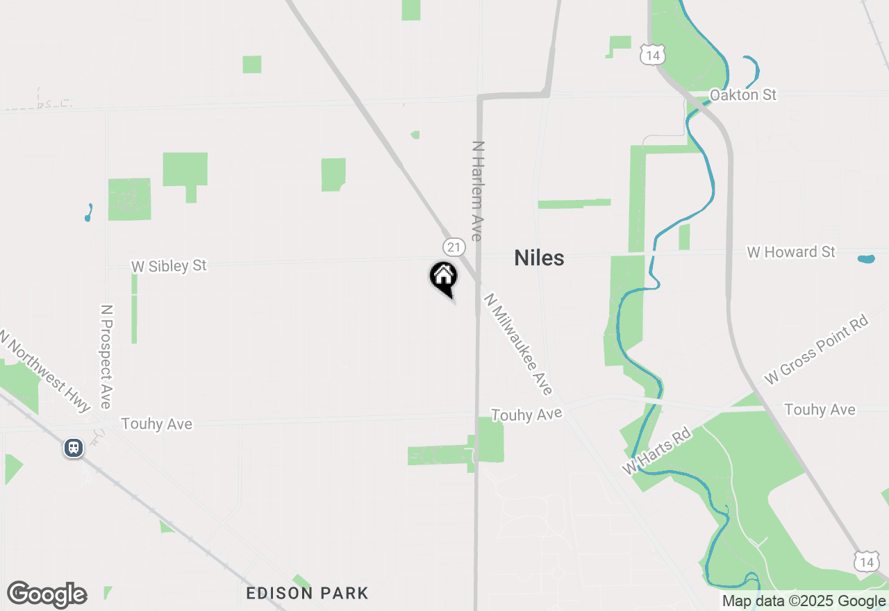 Map of 7447 N Octavia Avenue, Chicago, IL 60631