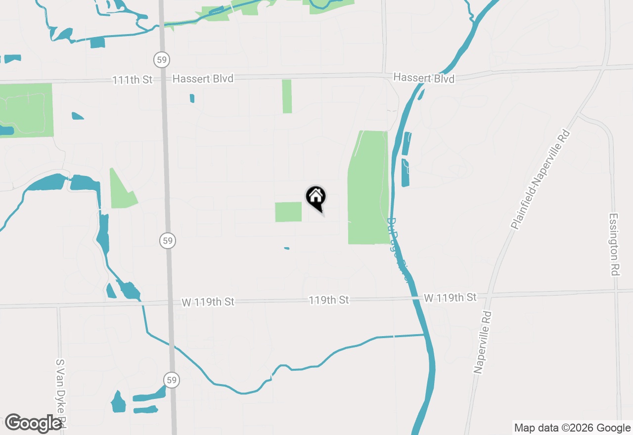 Map of 2223 Spartina Lane, Naperville, IL 60564