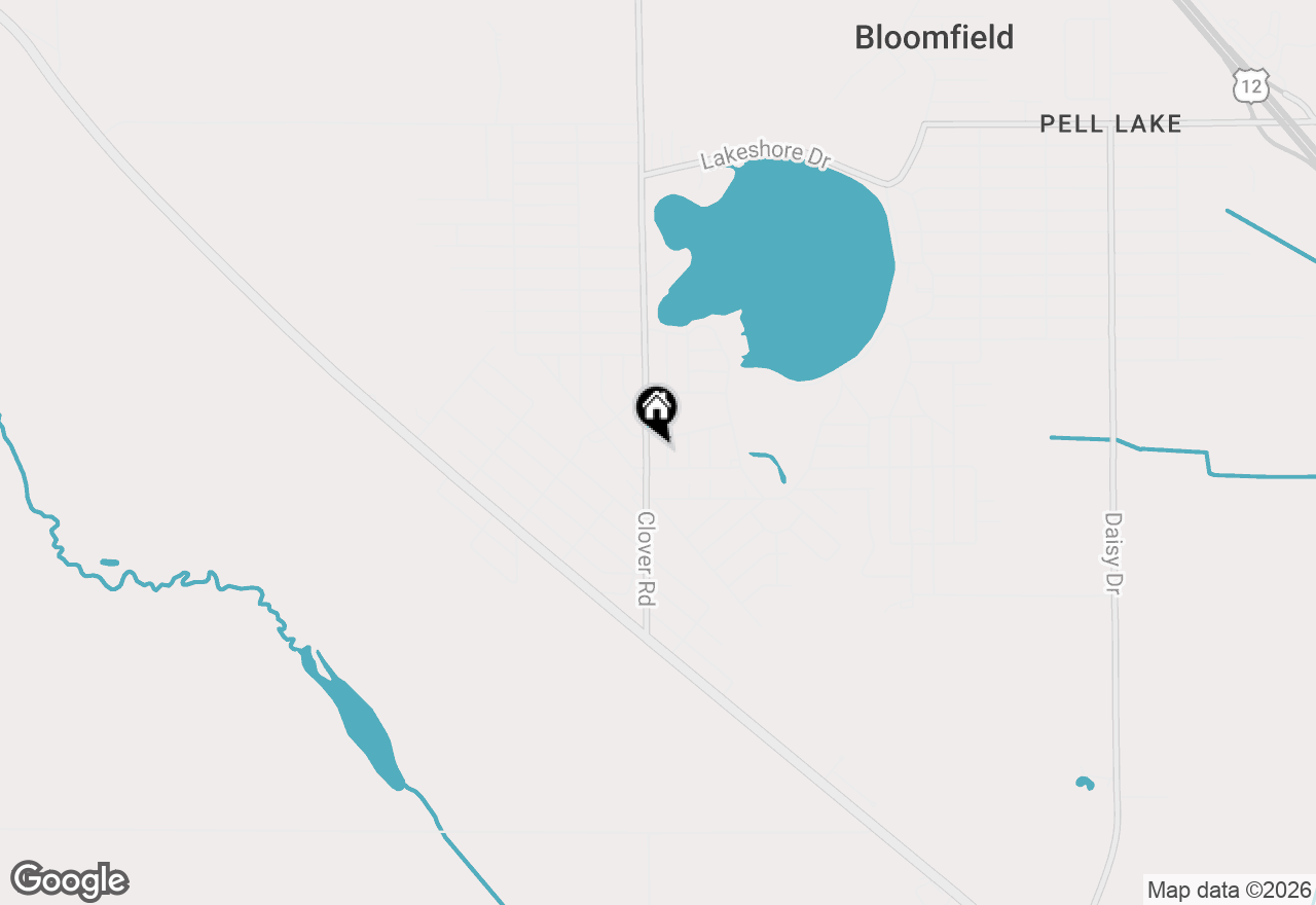 Map of N1224 Clover Rd, Genoa City, WI 53128