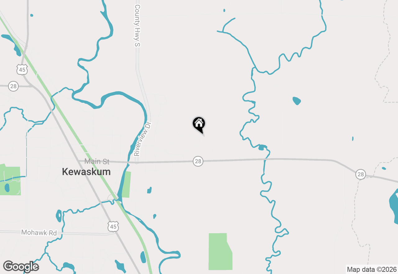 Map of 918 Drumlin Dr #1, Kewaskum, WI 53040