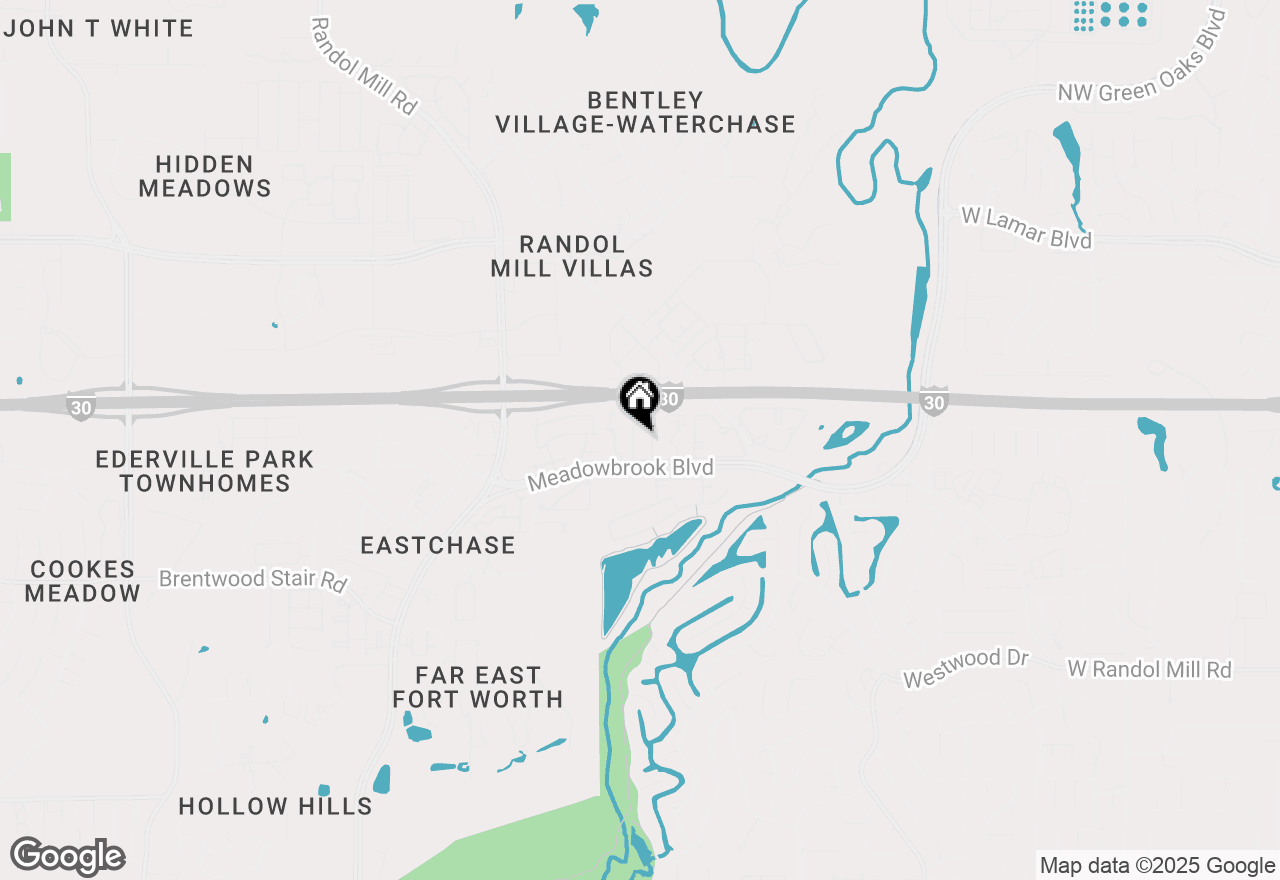 Map of 1433 Palmnold Circle W, Fort Worth, TX 76120