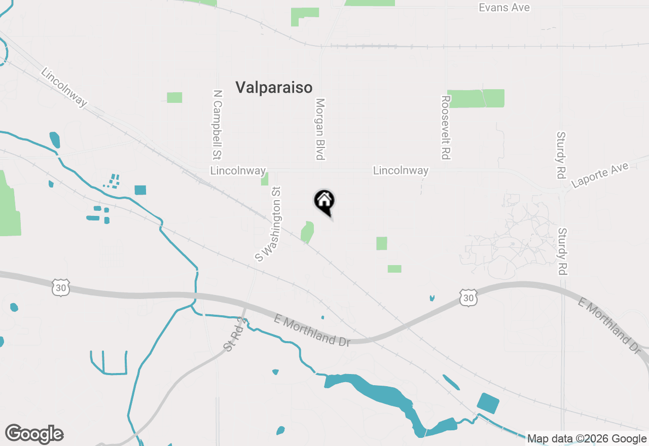 Map of 353 Morgan Boulevard #3, Valparaiso, IN 46383