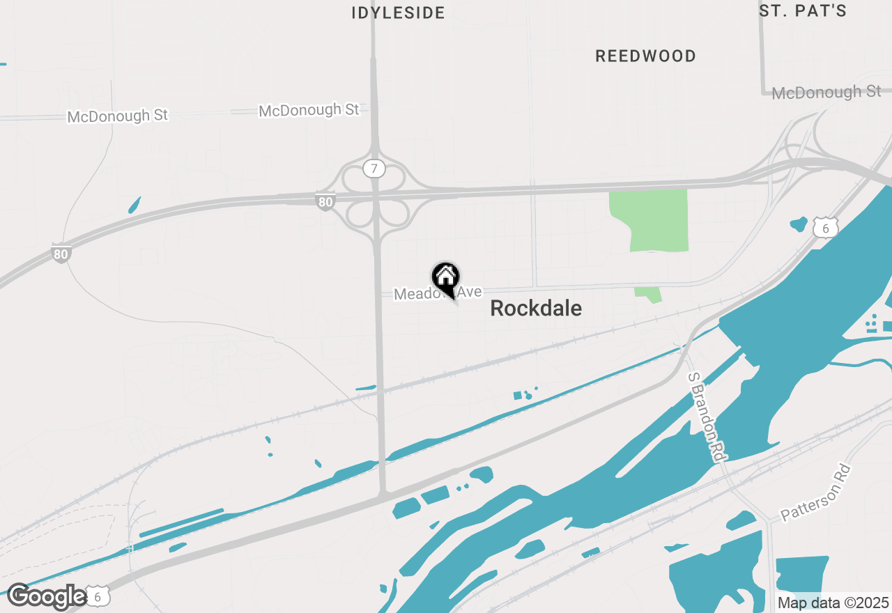 Map of 913 Otis Avenue, Rockdale, IL 60436