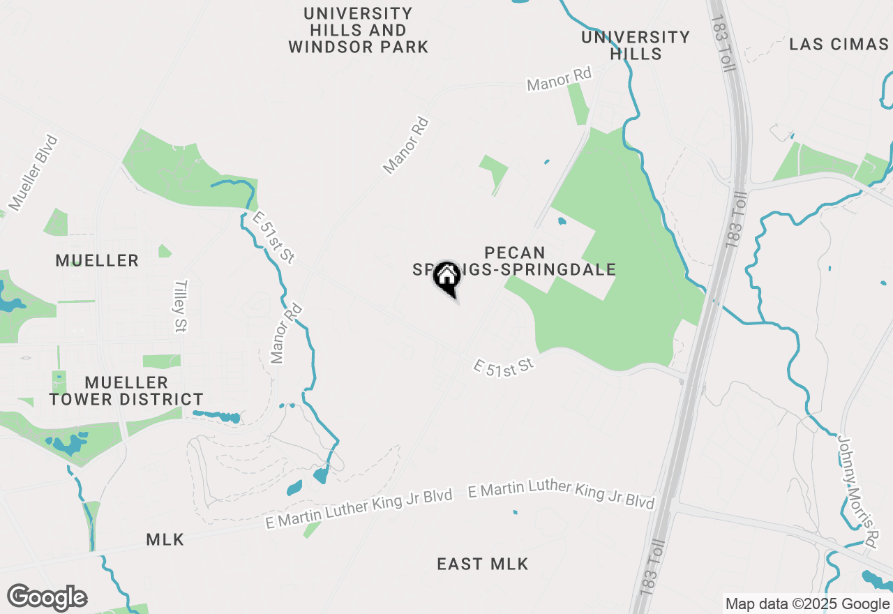 Map of 5210 Gladstone Dr, Austin, TX 78723