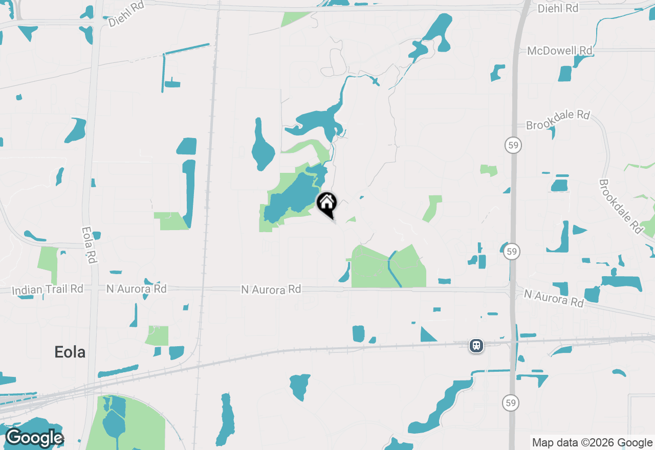 Map of 2424 Oneida Lane, Naperville, IL 60563