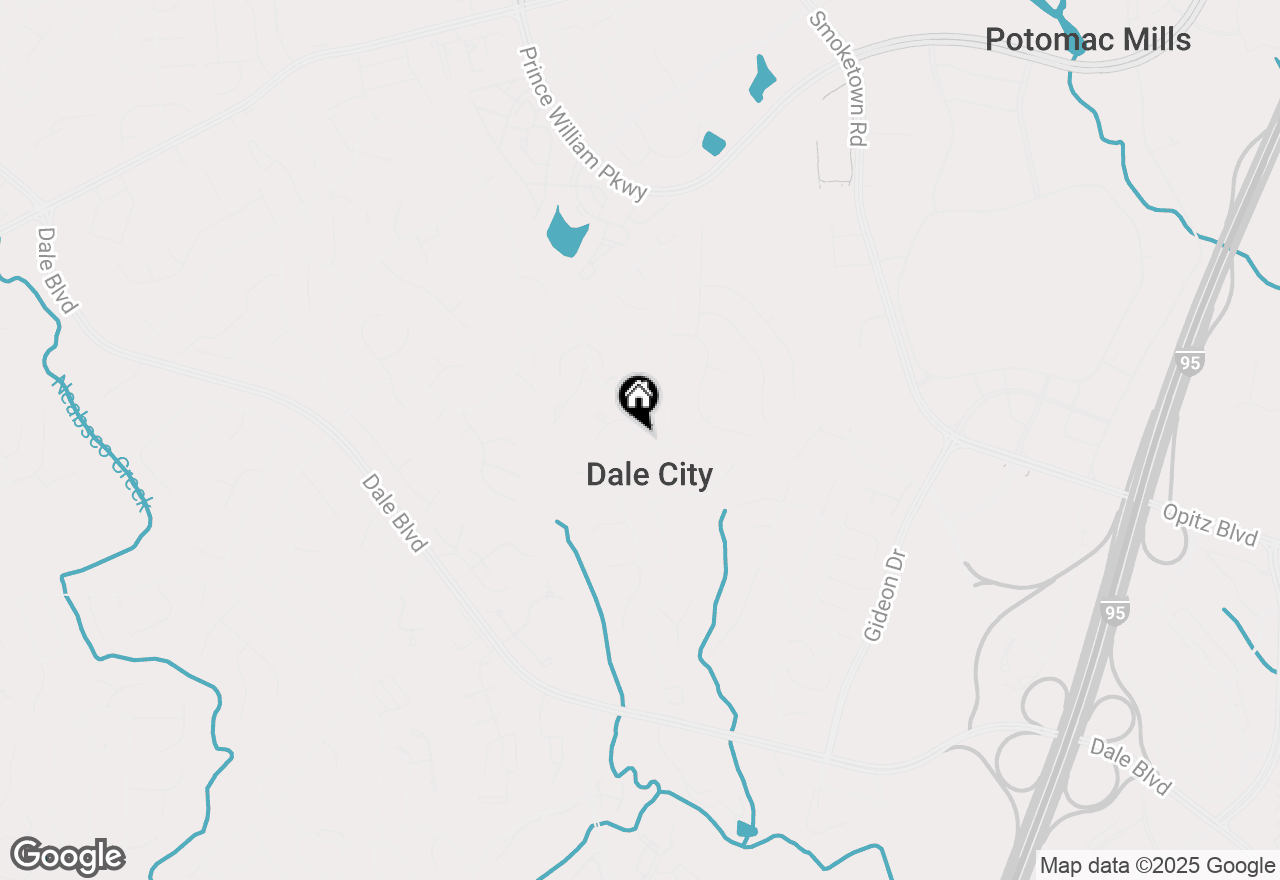 Map of 14413 Brook Drive, Woodbridge, VA 22193