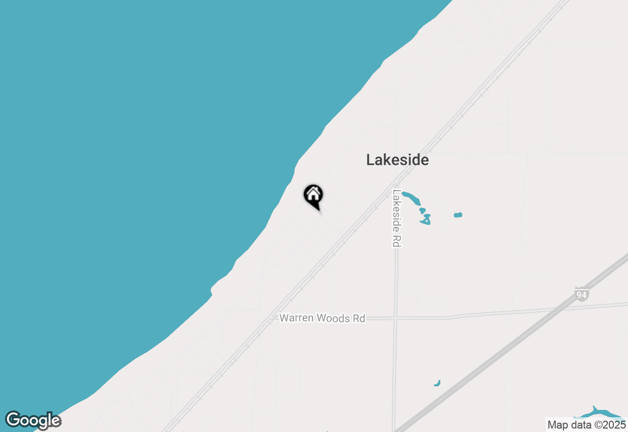 Map of 15165 Katz Street, Lakeside, MI 49116