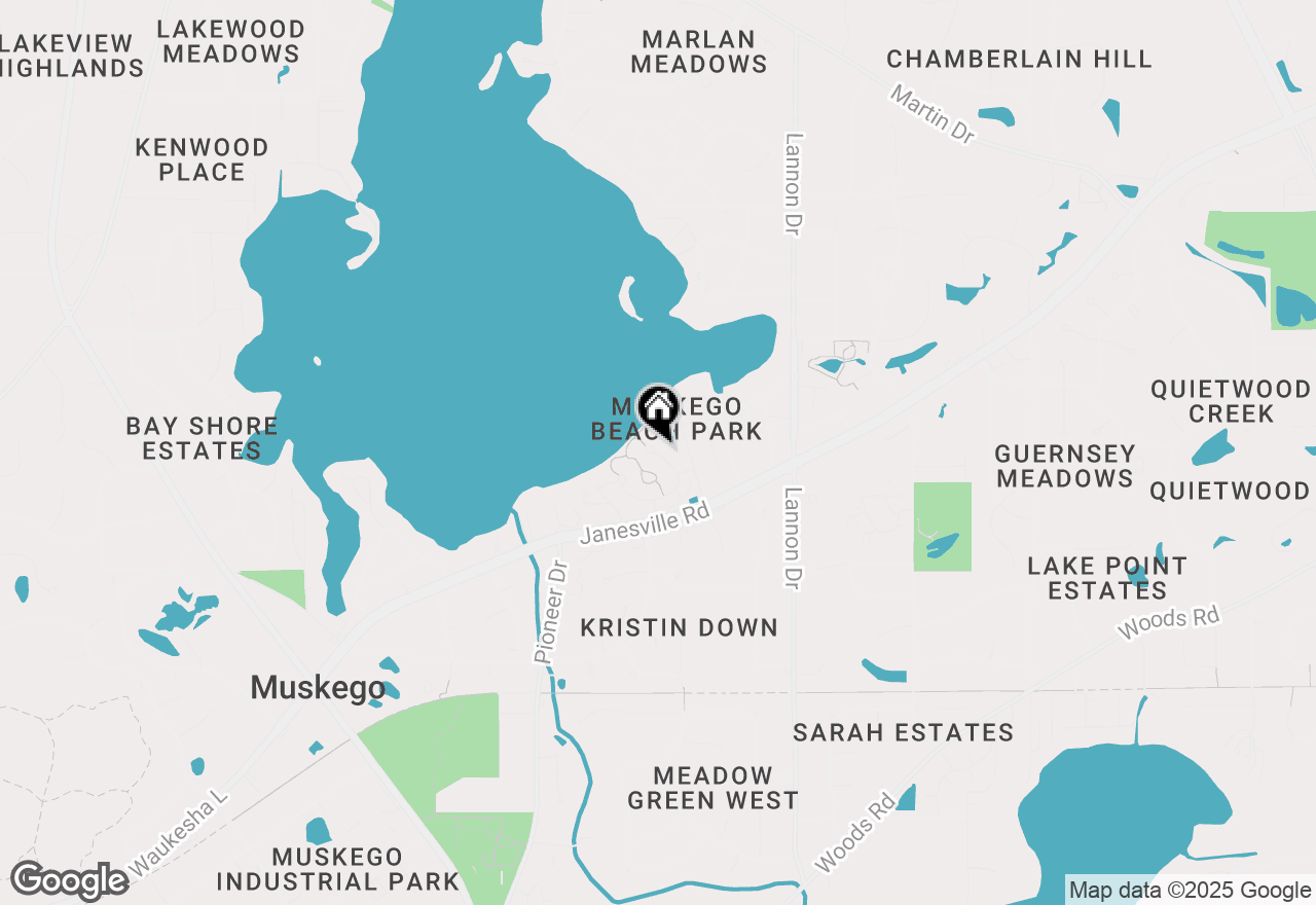 Map of W176S17494 Harbor Cir, Muskego, WI 53150