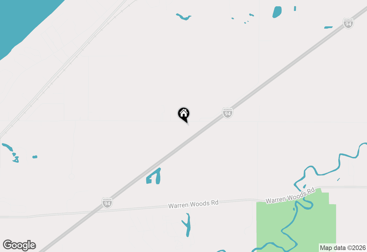 Map of 7780 W East Road, Three Oaks, MI 49128