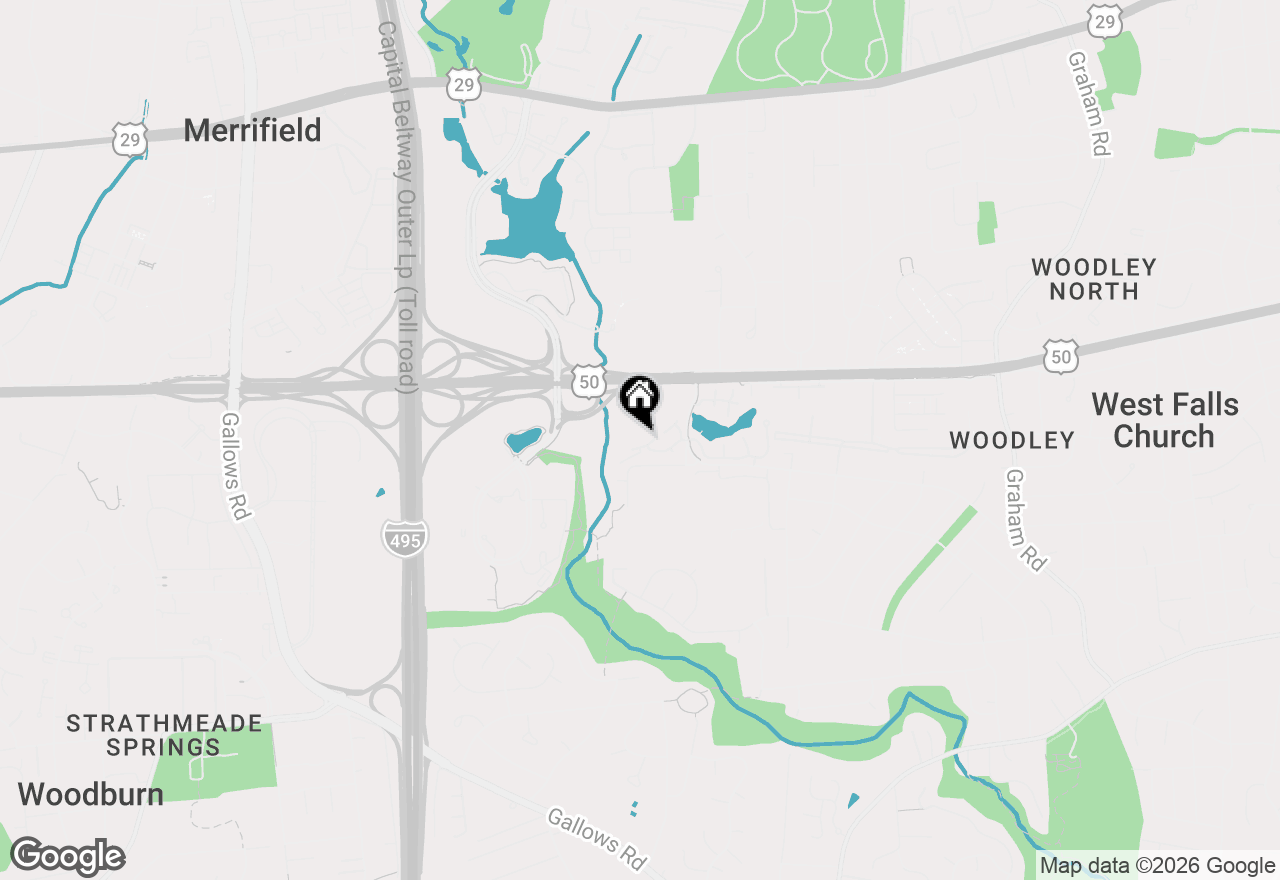 Map of 7770 Willow Point Drive, Falls Church, VA 22042