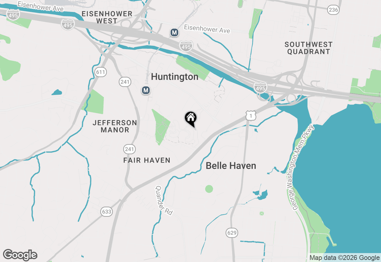 Map of 5903 Mount Eagle Drive #507, Alexandria, VA 22303