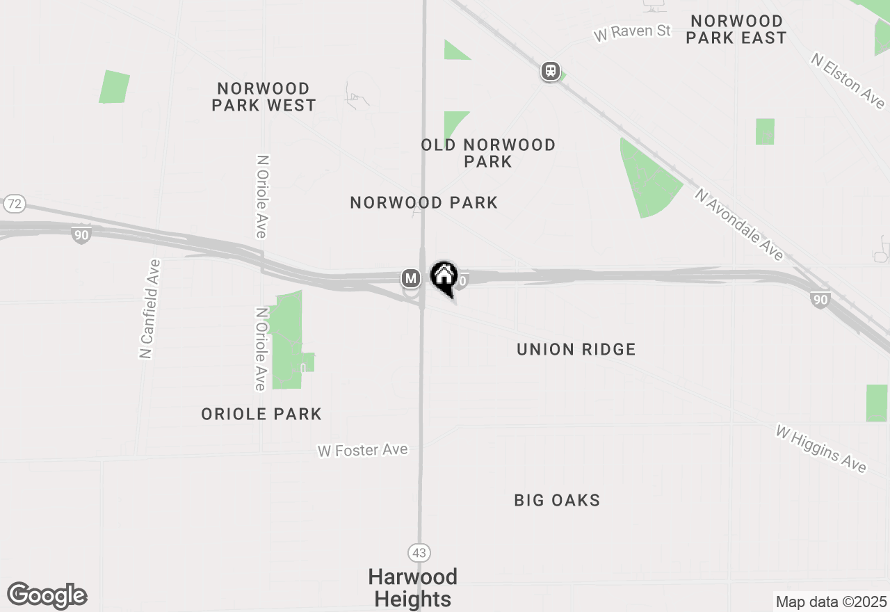 Map of 7124 W Higgins Avenue, Chicago, IL 60656