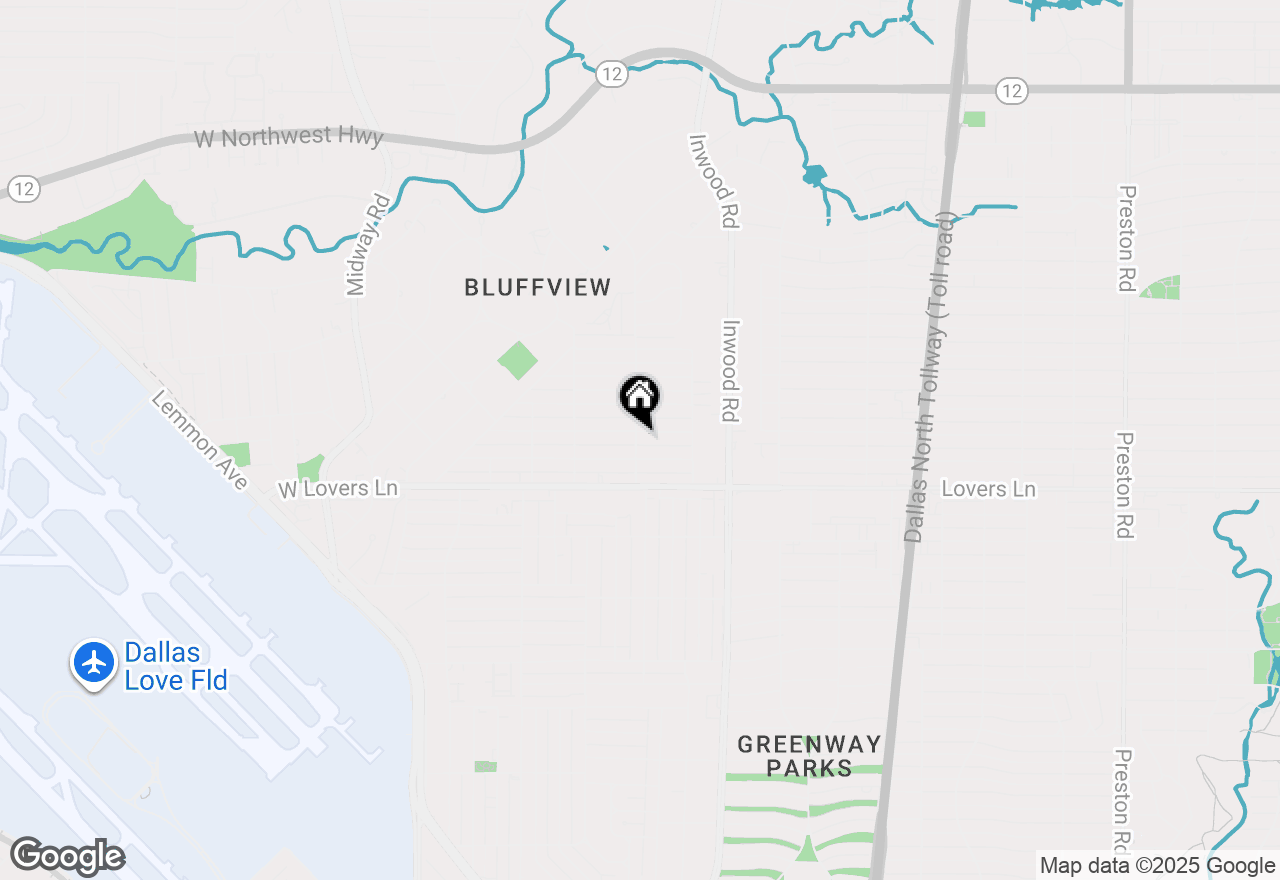 Map of 5002 Stanford Avenue, Dallas, TX 75209