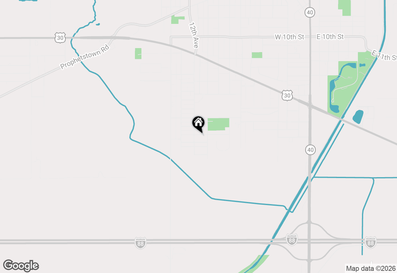 Map of 1111 W 21st Street, Rock Falls, IL 61071