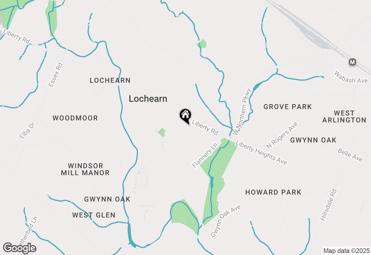 Map of 6213 Robin Hill Road, Baltimore, MD 21207