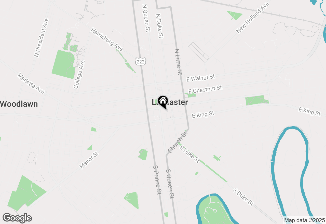 Map of 39 N Queen Street #39-41, Lancaster, PA 17603