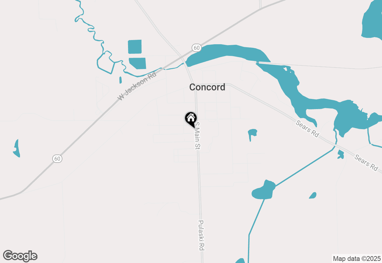 Map of 220 Second Street, Concord, MI 49237