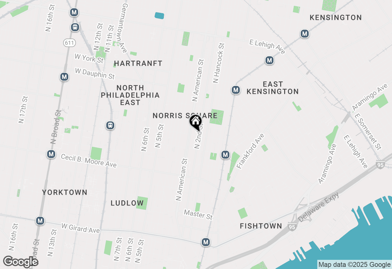 Map of 2000 N 2nd Street #404, Philadelphia, PA 19122