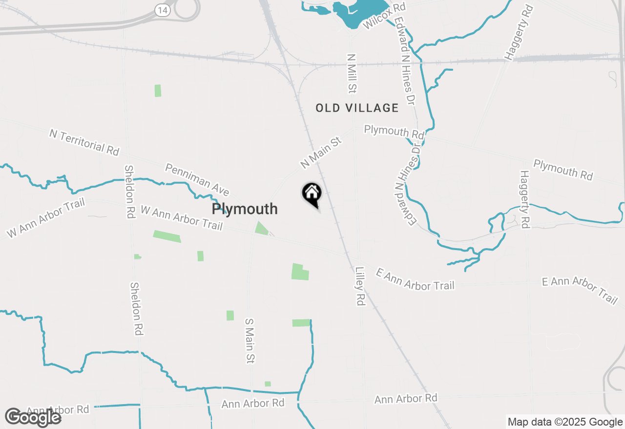 Map of 163 HAMILTON AVE Hamilton Street, Plymouth, MI 48170