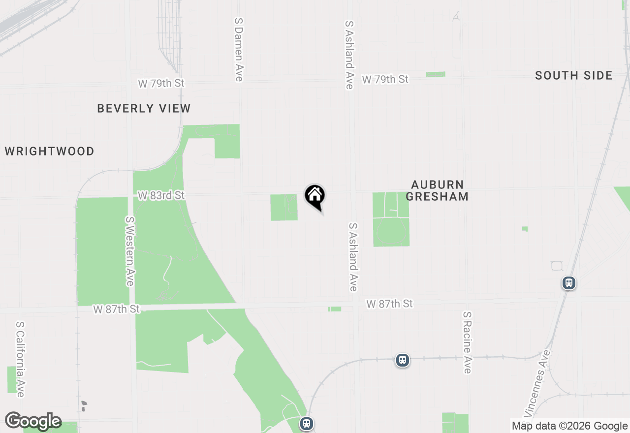 Map of 8353 S Hermitage Avenue, Chicago, IL 60620