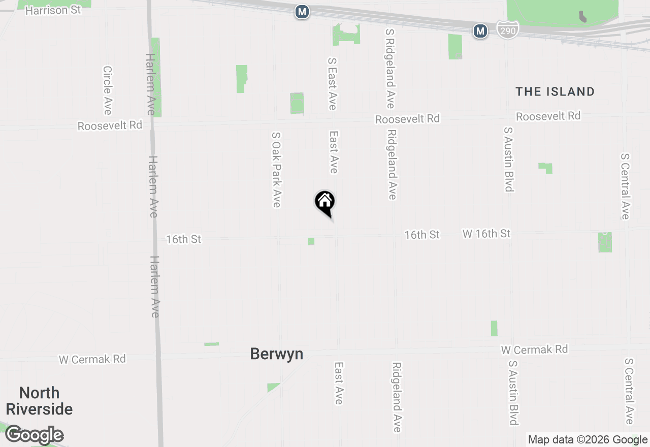 Map of 1527 Clarence Avenue, Berwyn, IL 60402