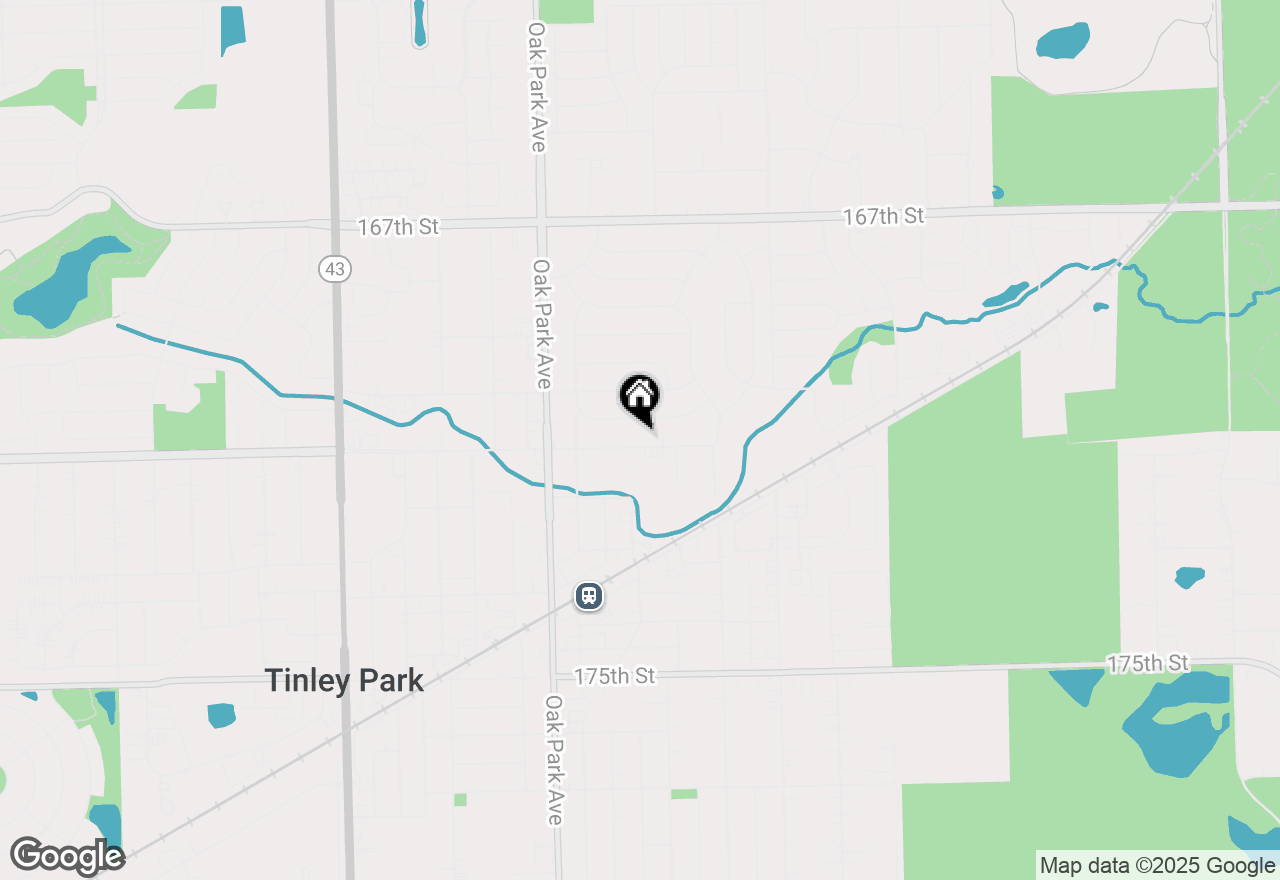 Map of 6606 171st Street, Tinley Park, IL 60477