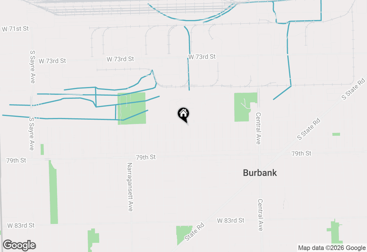 Map of (Address confidential), Burbank, Illinois 60459