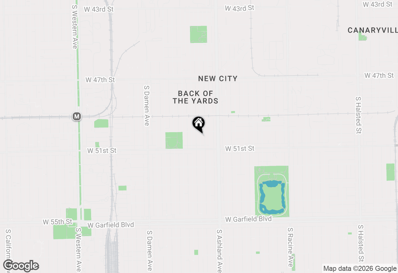 Map of 5014 S Paulina Street, Chicago, IL 60609