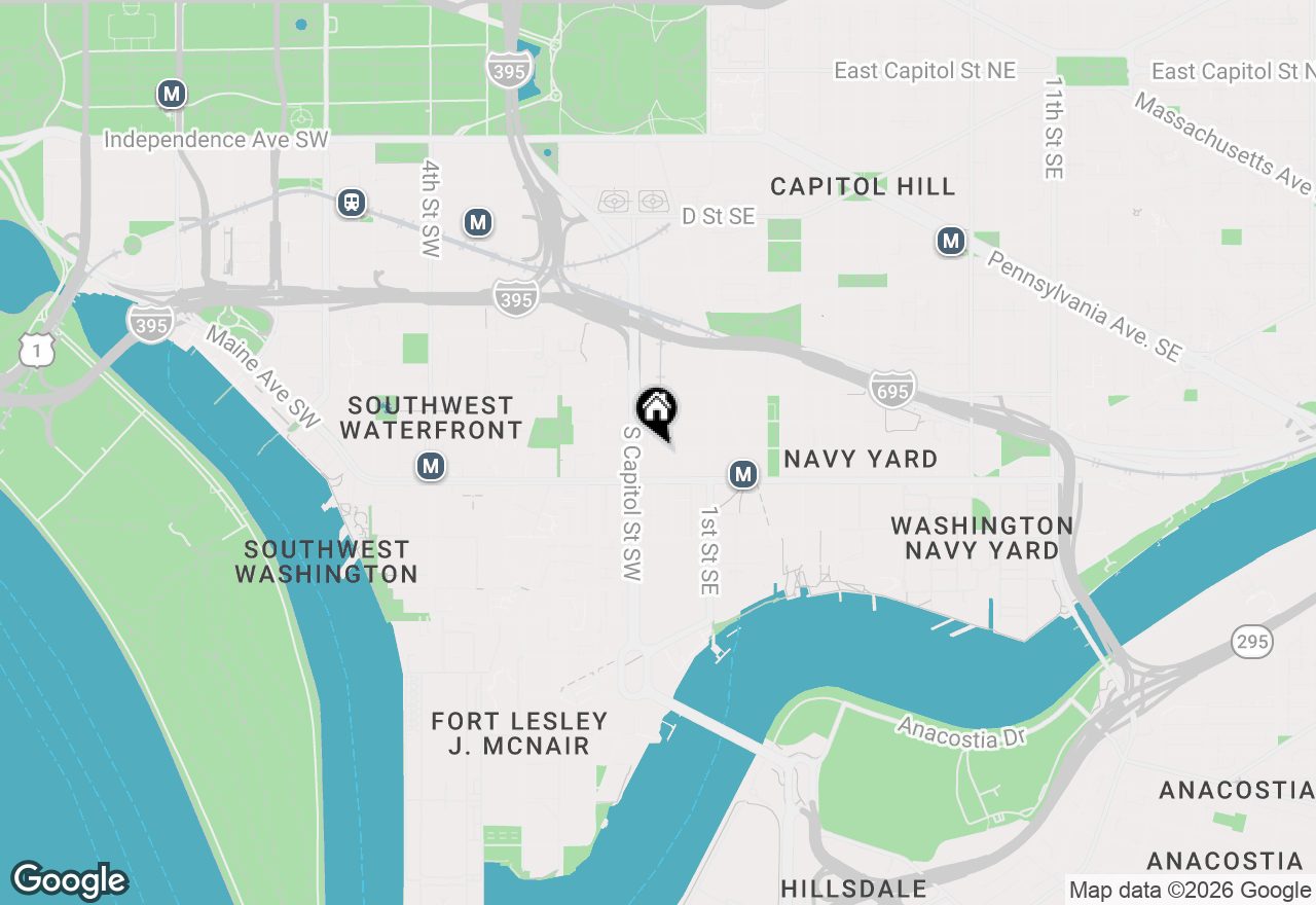 Map of 37 L Street Se #803, Washington, DC 20003