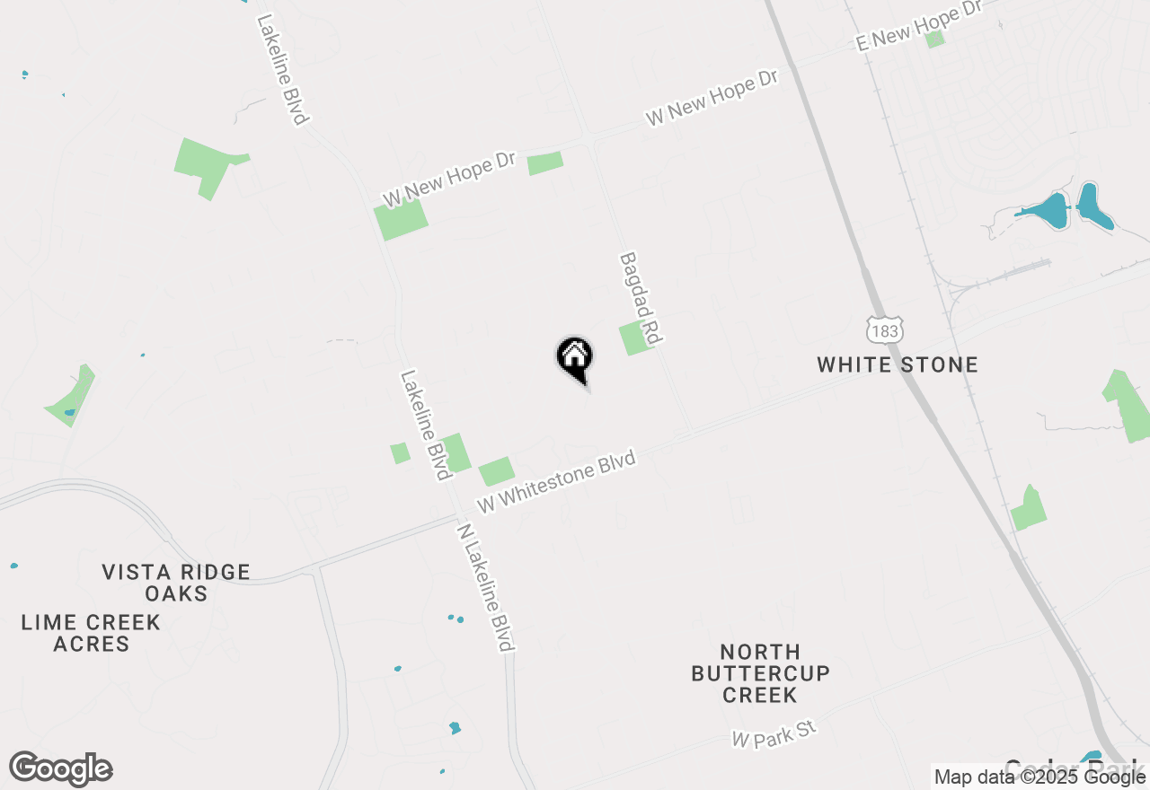 Map of 1318 Rosie Ln, Cedar Park, TX 78613