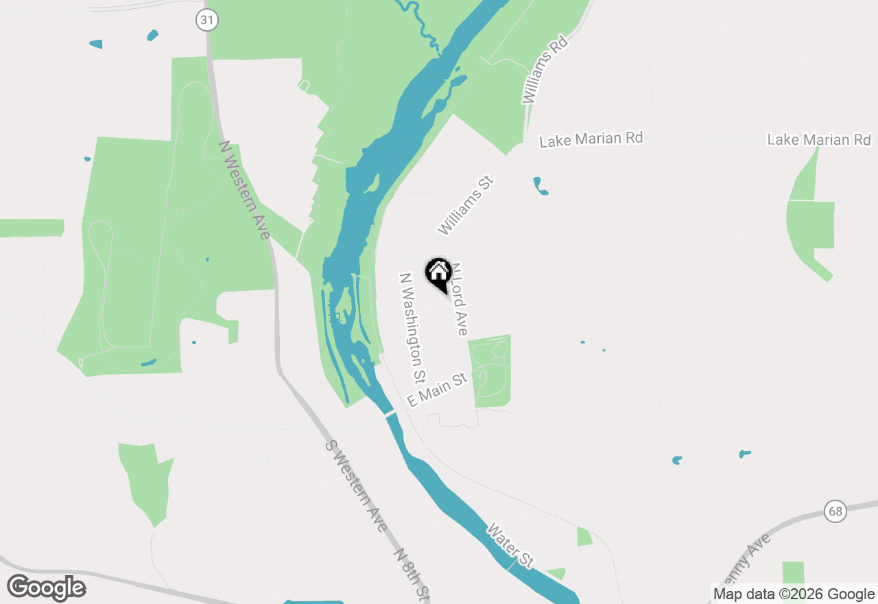 Map of 205 N Green Street, Carpentersville, IL 60110