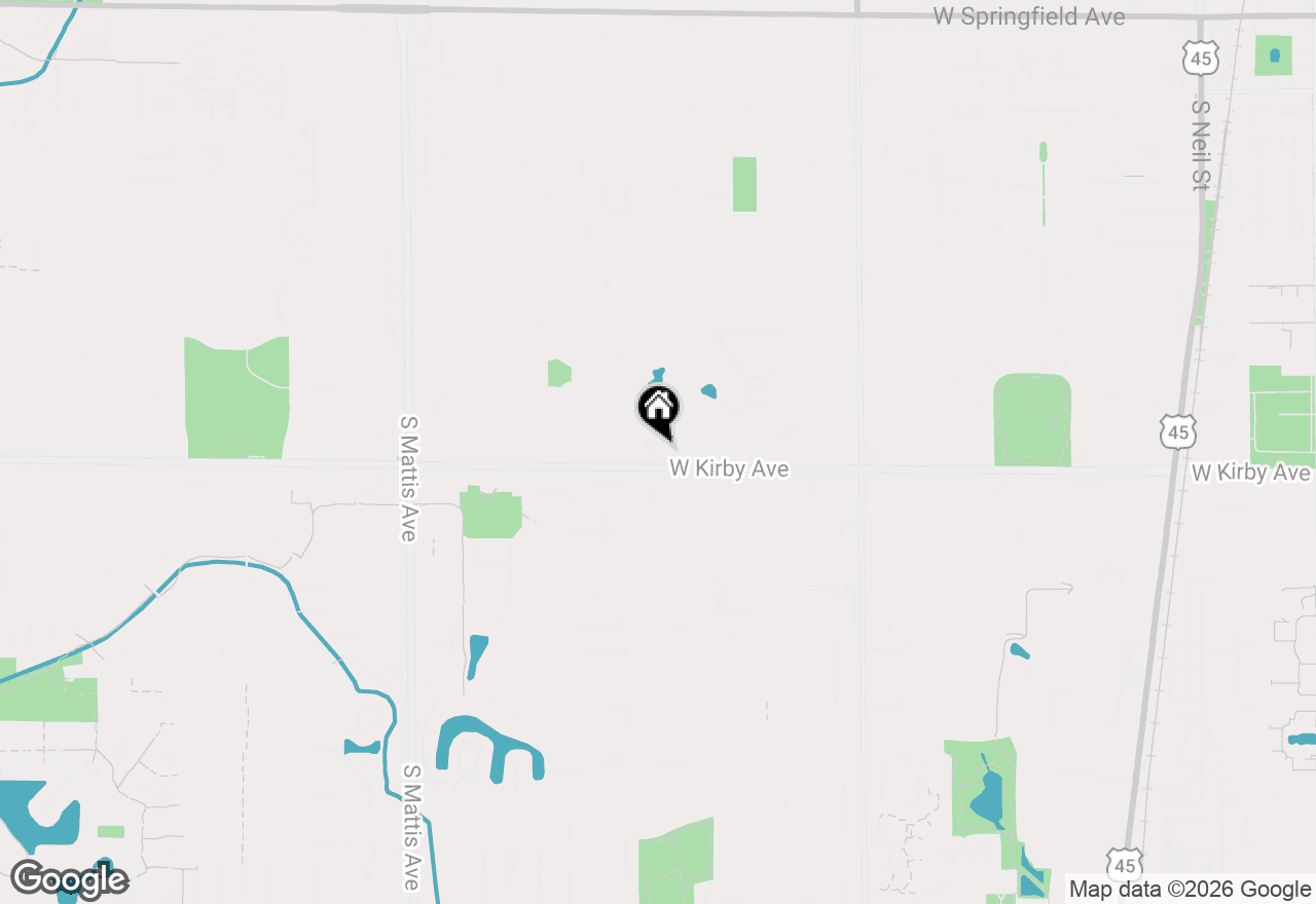 Map of 10 Carriage Way, Champaign, IL 61821