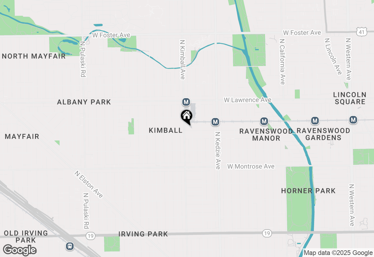 Map of 3349 W Eastwood Avenue #1, Chicago, IL 60625