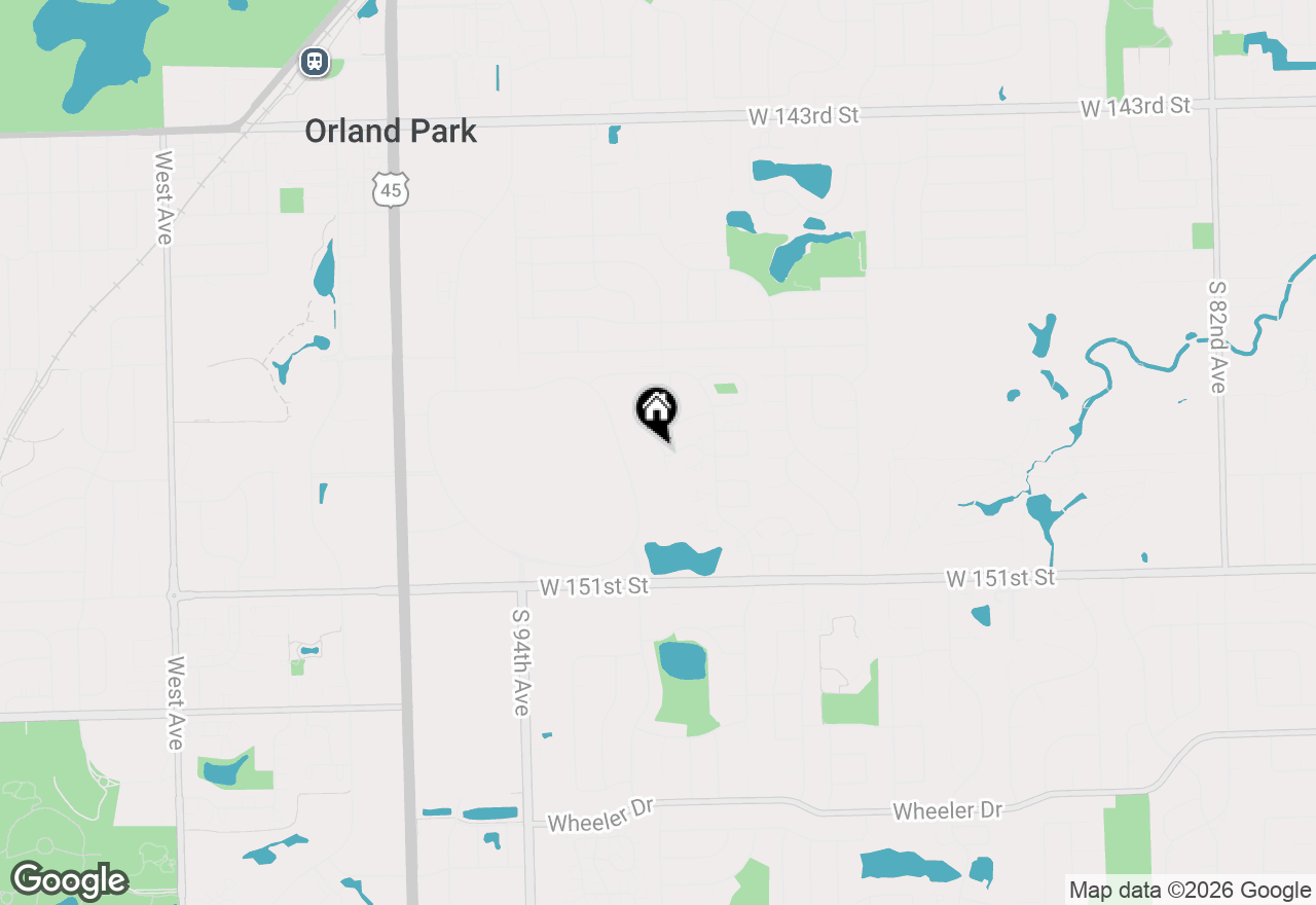 Map of 9303 Montgomery Drive #154, Orland Park, IL 60462