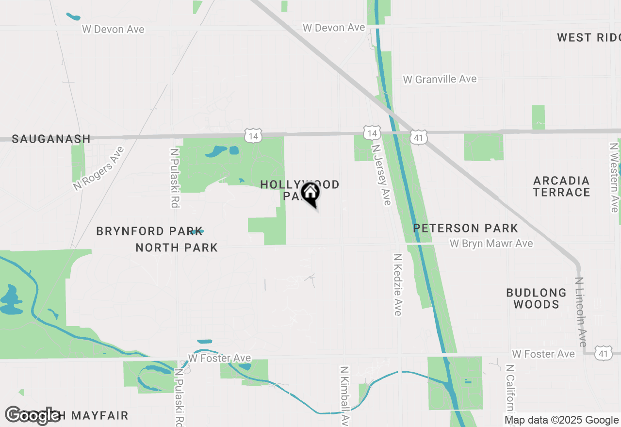 Map of 5706 N Saint Louis Avenue, Chicago, IL 60659