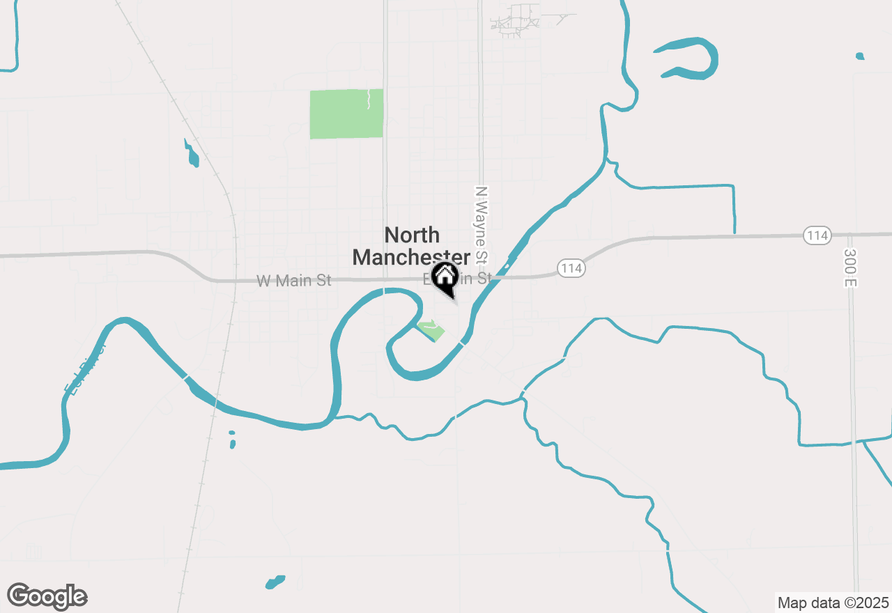 Map of 303 E South Street, North Manchester, IN 46962