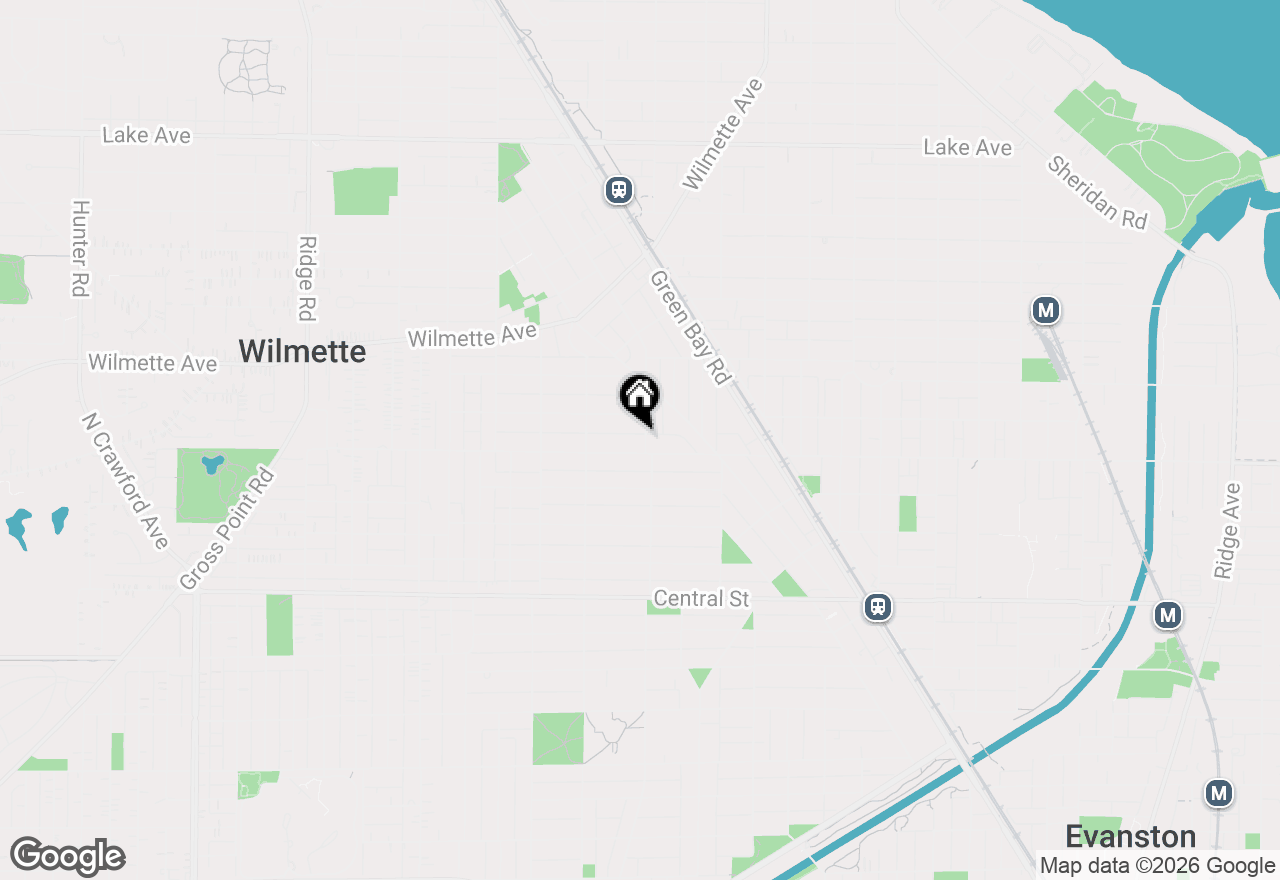 Map of 111 Park Avenue, Wilmette, IL 60091