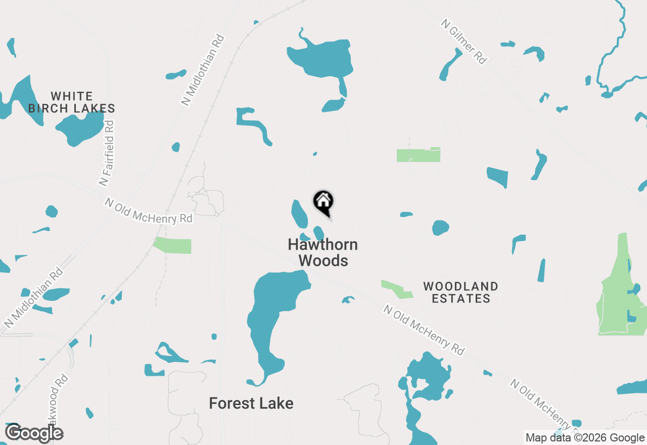 Map of 16 Lagoon Drive, Hawthorn Woods, IL 60047