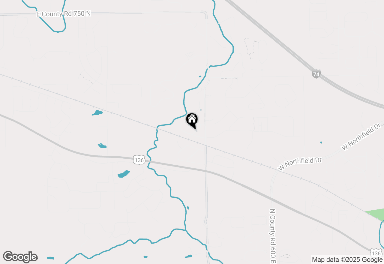 Map of 6 Pine Meadow Drive, Brownsburg, IN 46112