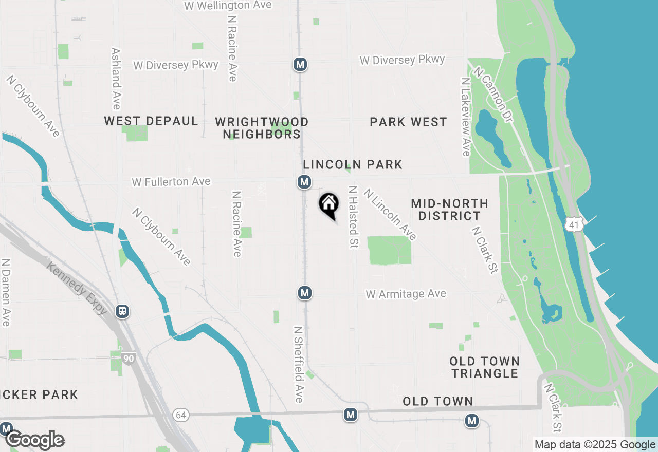 Map of 2221 N Fremont Street, Chicago, IL 60614