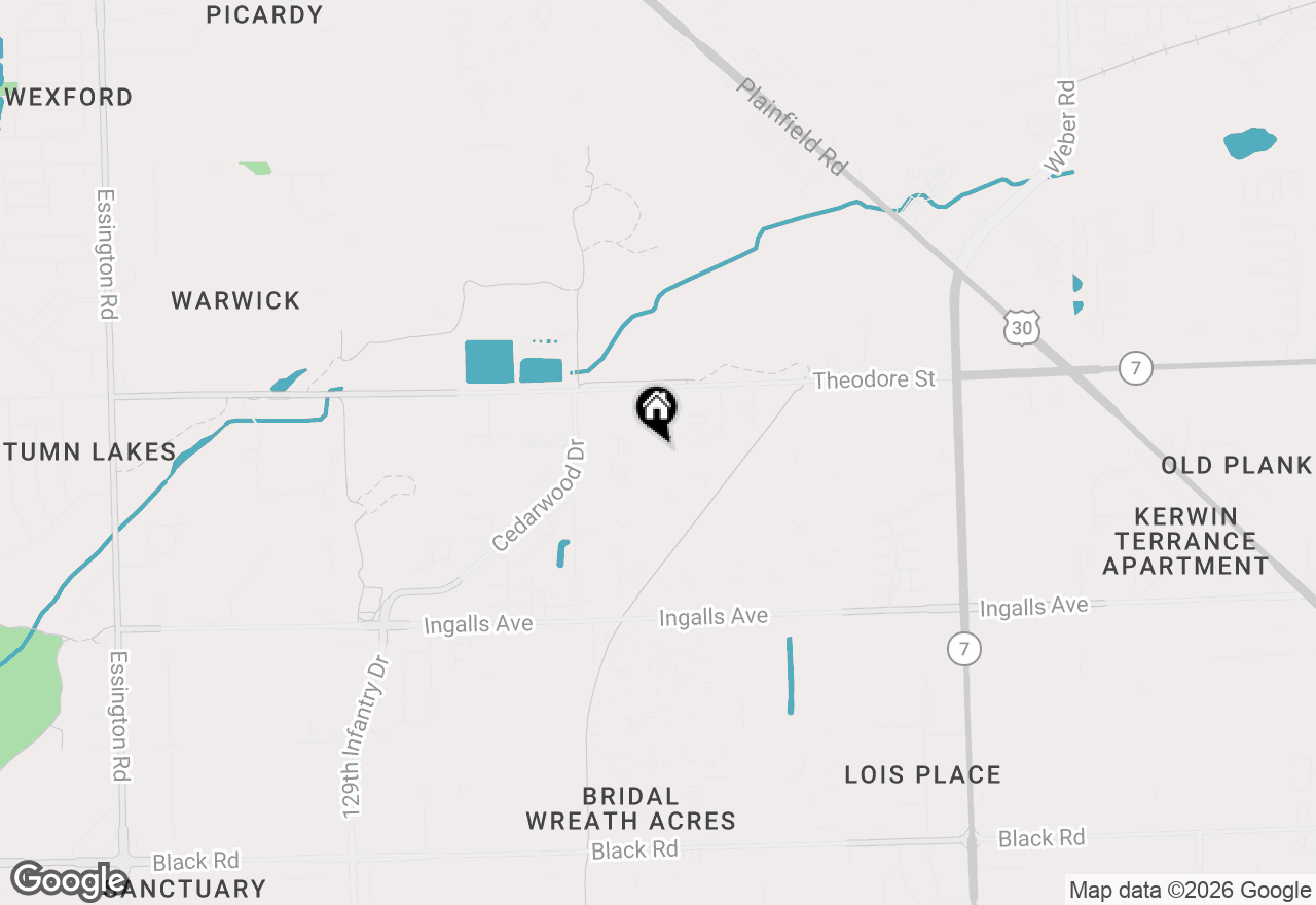 Map of 1484 N Rock Run Drive #3C, Crest Hill, IL 60403