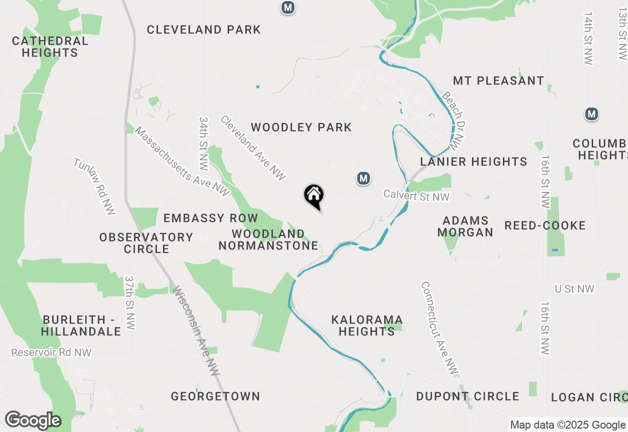 Map of 2838 Mcgill Terrace Nw, Washington, DC 20008