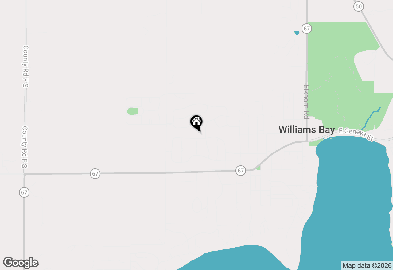 Map of 370 Smythe Dr, Williams Bay, WI 53191