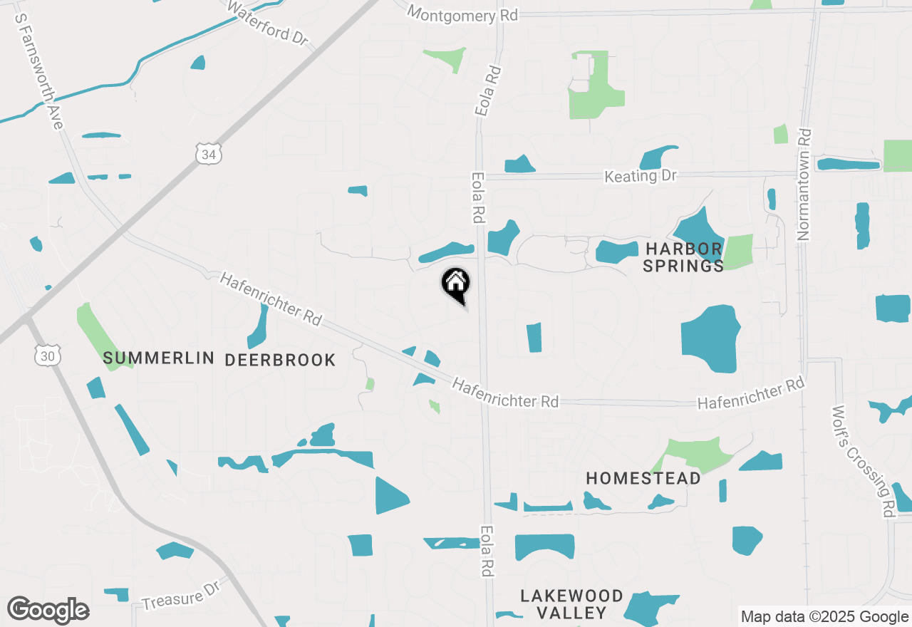 Map of 2412 Avalon Court, Aurora, IL 60503